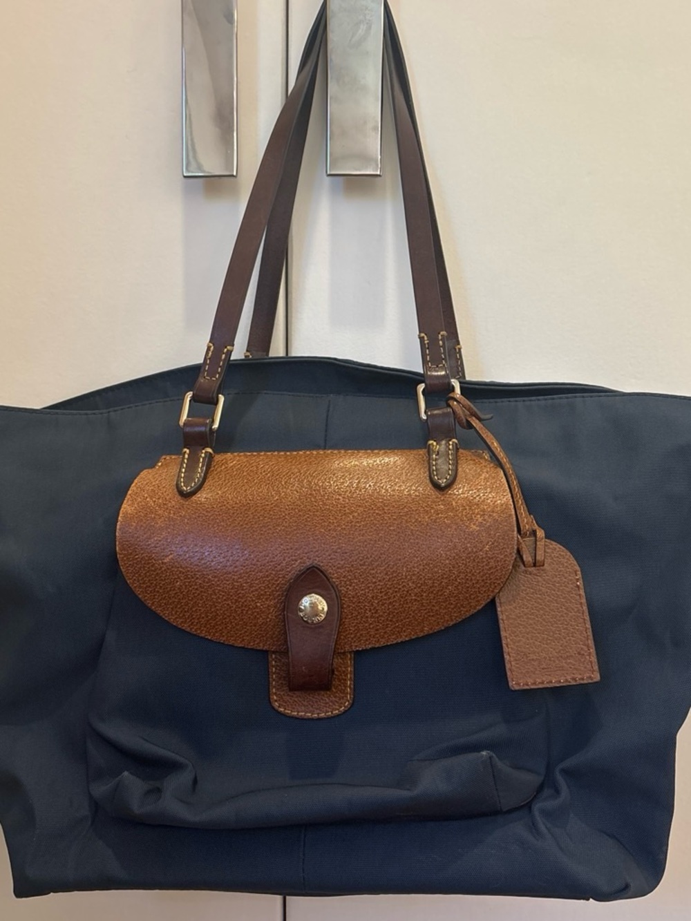 Dooney & Bourke Canvas and Leather Tote